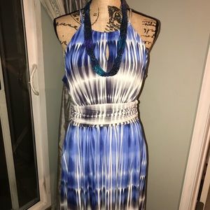 Maggy London tie-dye striped dress